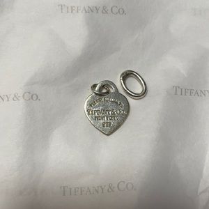 Tiffany Heart Charm. Small